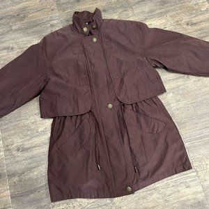 Vintage F.S.L. Collection Jacket/Coat Women Size Medium‎ Full Zip Polyester